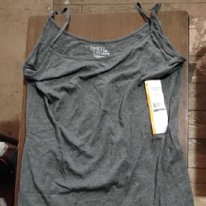 Time and Tru Women's Charcoal Camisole